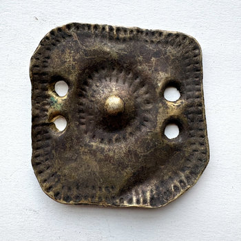 Ethiopian Antique Brass Medallion 