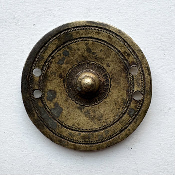 Ethiopian Antique Brass Medallion 