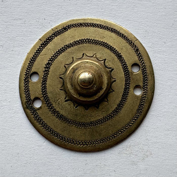 Ethiopian Antique Brass Medallion 