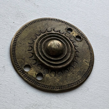 Ethiopian Antique Brass Medallion 