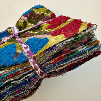 Hand Stitched & Embroidered Kantha Bundle