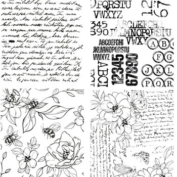 TEXT(ures) Decoupage Papers: Beneath the Brambles