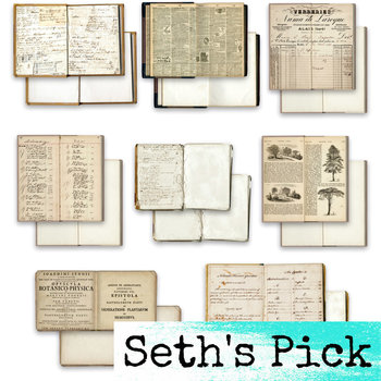 Katie Pertiet Ephemera Pack: Vintage Bookmakers
