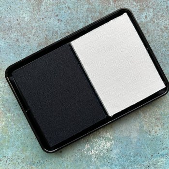 The Moon and the Maker Inkpad: Aurora Teal + White Duo 