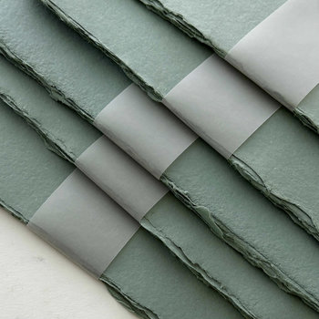 NEW: Sage Handmade Paper: Set of 10