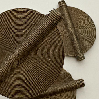 African Brass Baule Beads