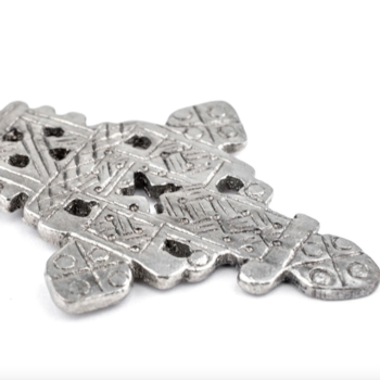 SOLD: Silver Ethiopian Coptic Cross Pendant