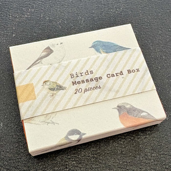 Vintage-Style Cards in Slide Box: Wild Birds 