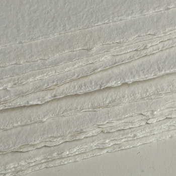 SOLD OUT: French Handmade HEAVYWEIGHT Paper: LARGE Blanc 