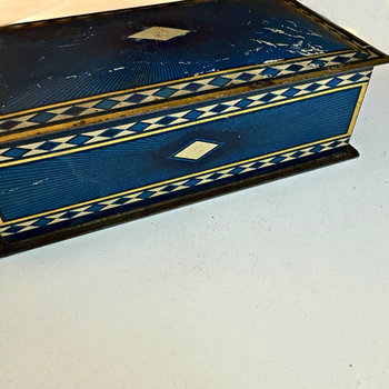 Vintage Metal Blue Box