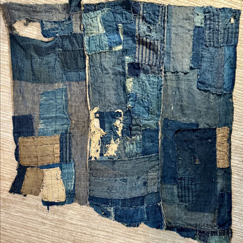 Antique Japanese Boro Textile Fragment 1
