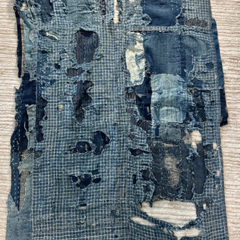 Antique Japanese Boro Textile Fragment 2