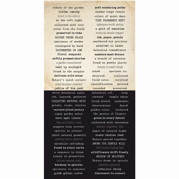 7 Dots Studio Word Stickers: Botanica