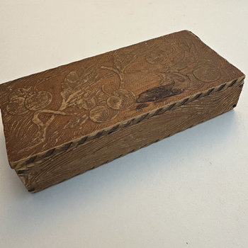 SOLD: Vintage Wooden Handmade Box
