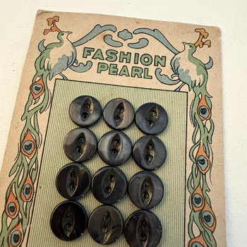 SOLD: Vintage Bluebird Button Card