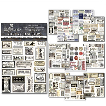 NEW: Ciao Bella Mixed Media Labels: Vintage Scripts