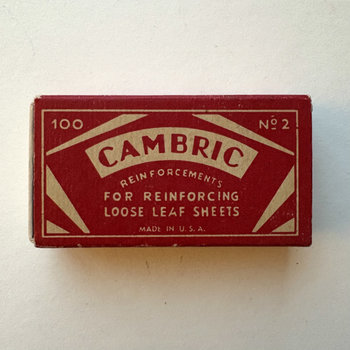 Vintage 1950s Office Supplies: Reinforcers