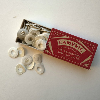 Vintage 1950s Office Supplies: Reinforcers