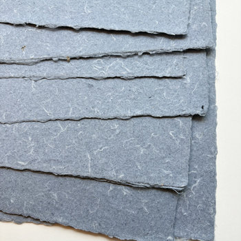 Natural Handmade Paper: Denim Jeans