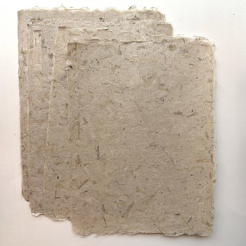 Natural Handmade Paper: Milkweed Fiber