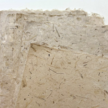 Natural Handmade Paper: Milkweed Fiber