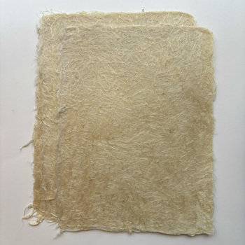 Natural Handmade Paper: Milkweed Fluff
