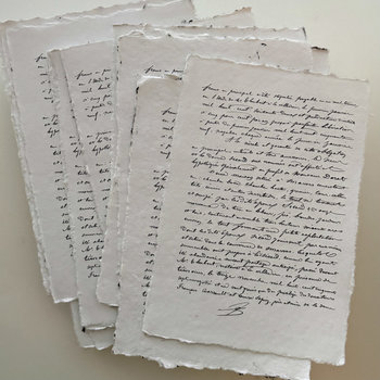 French Natural Handmade Paper: En Francais