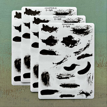 Oil Strokes Transparent Adhesive Elements