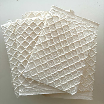 French Natural Handmade Paper: Waffles