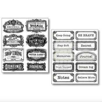 Ciao Bella Transparent Adhesive Sheets: Lithographs