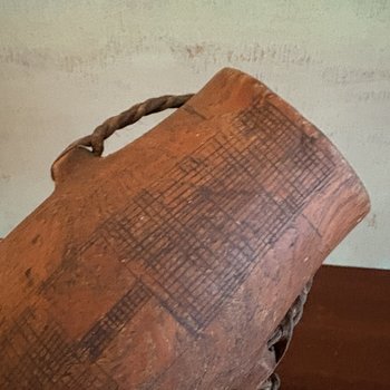 SOLD: East African Wooden Container 