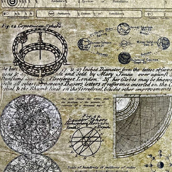 CoraCrea Washi Tape: Vintage Astronomy