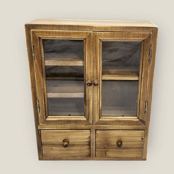 SOLD: Desktop Wooden Storage Cabinet