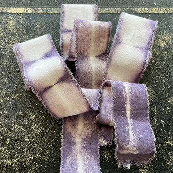 Natural Dyed Cotton Ribbon 6 Pack: Lilac