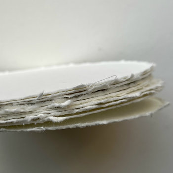 Round Paper Bundle: Natural White