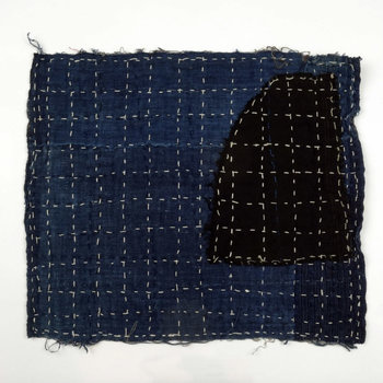 SOLD: Japanese Sashiko-Stitched Zokin