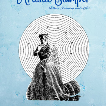 Nick Bantock Cling Rubber Stamp: Dame Lionne