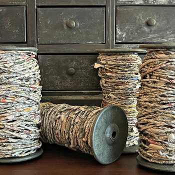 Handmade Newspaper Yarn