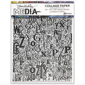 Jumbled Letters Collage Tissue