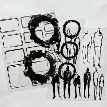 Dina Wakley Transparencies Trio: Frames & Figures