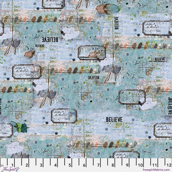 FreeSpirit One Layer Away Fabric 1/2 Yard: Believe