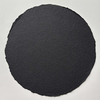 SOLD OUT: French Handmade Paper: Large Disc Noir