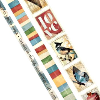 NEW: Graphic 45 Washi Tape Set: Journaling Through Time