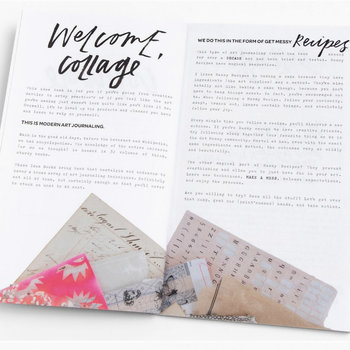 ONE LEFT: Get Messy Idea Book: Collage