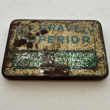 SOLD: Vintage BF Gravely Thin Tin