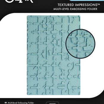 Sizzix Multi-Level Embossing Folder: Grid Graph
