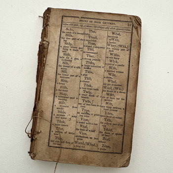 SOLD: 1850's Hazen's Speller and Definer