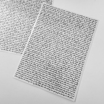 Hero Arts Rub-Ons: Birdsong Script