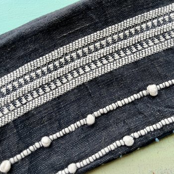Ichcha Hand Stitched Medium Pouch: Nova