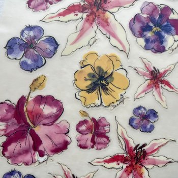Prima Rub-On Transfer: Watercolor Fantasty 2